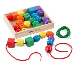 Melissa & Doug Primary Lacing Beads Set